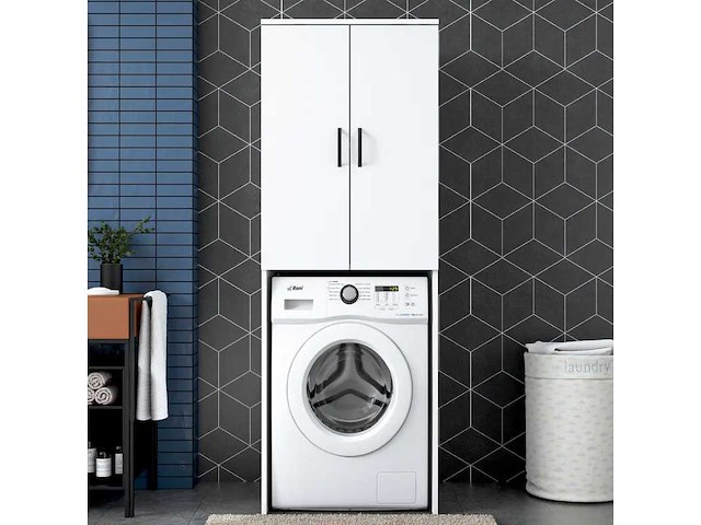 Armoire pour lave-linge - blanc - afbeelding 5 van  11