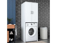Armoire pour lave-linge - blanc - afbeelding 8 van  11