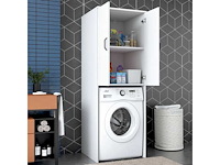 Armoire pour lave-linge - blanc - afbeelding 10 van  11