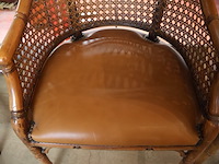 Armstoel koloniale stijl (x2) - afbeelding 7 van  8