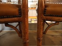 Armstoel koloniale stijl (x2) - afbeelding 8 van  8