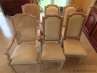 Armstoelen 2 stuks en stoelen 4 stuks - afbeelding 1 van  3