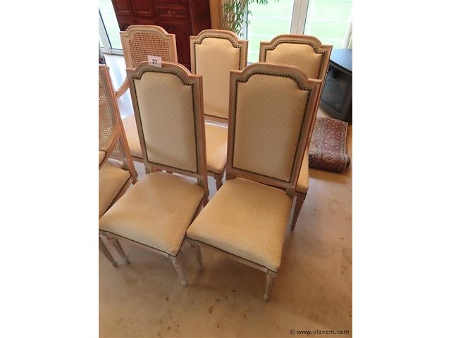 Armstoelen 2 stuks en stoelen 4 stuks - afbeelding 3 van  3