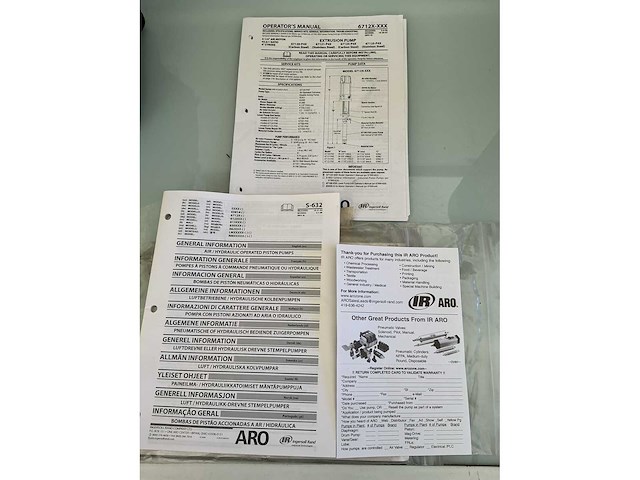 Aro 6712x-p4x hydraulische plunjerpomp - afbeelding 5 van  5