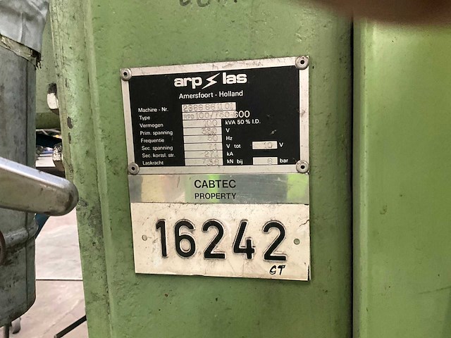 Arplas rpd100 puntlasmachine - afbeelding 8 van  8