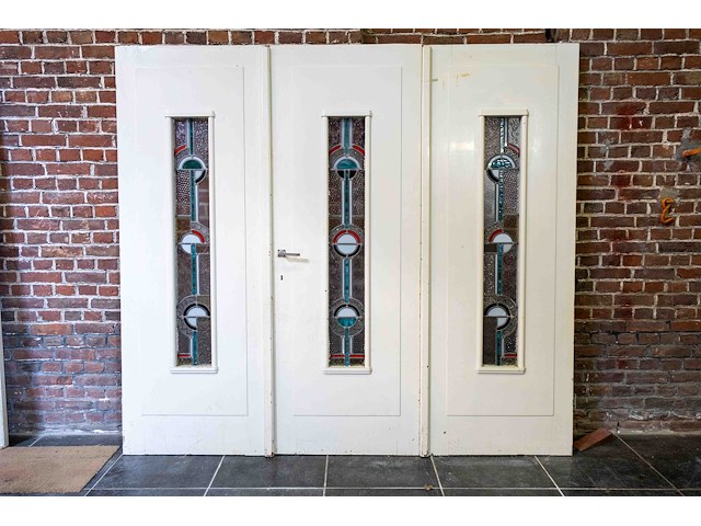 Art déco deur 3-delig - afbeelding 1 van  1
