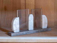 Art deco fotolijst uit marmer - afbeelding 1 van  2