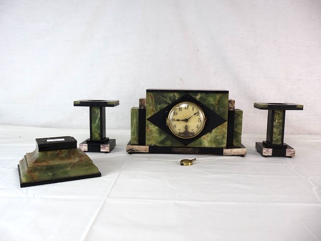 Art deco klok - afbeelding 1 van  10
