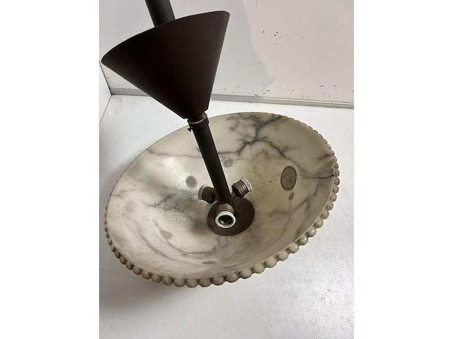 Art nouveau albaster luster - afbeelding 2 van  5