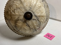 Art nouveau albaster luster - afbeelding 3 van  5