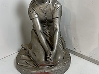 Art nouveau beeld "jaeanne" - afbeelding 1 van  1