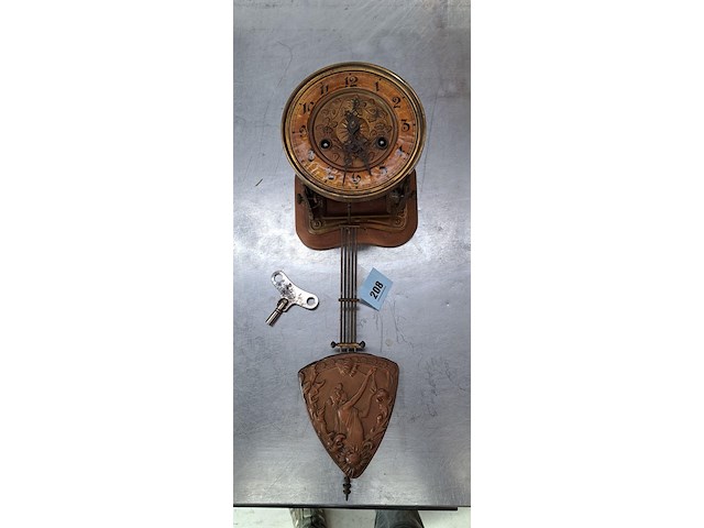 Art nouveau klokje - afbeelding 1 van  2