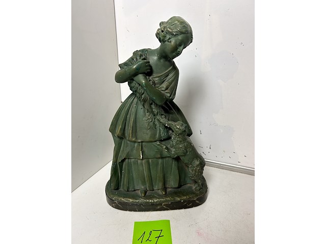Art nouveau romantisch beeld a. carli - afbeelding 1 van  3