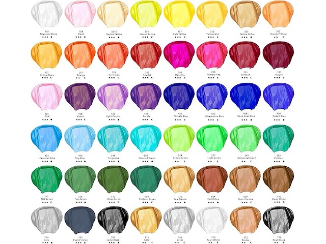 Artecho acrylverfset - afbeelding 2 van  3