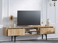 Artemis tv-meubel | 100% melamine | eiken - afbeelding 2 van  4