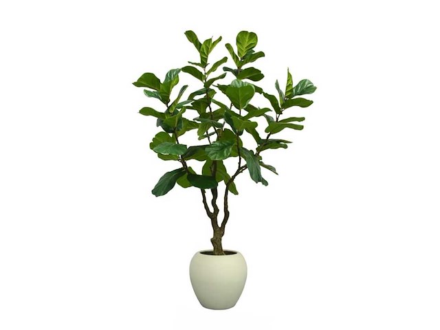 Artificial ficus lyrata in deco pot - afbeelding 1 van  1