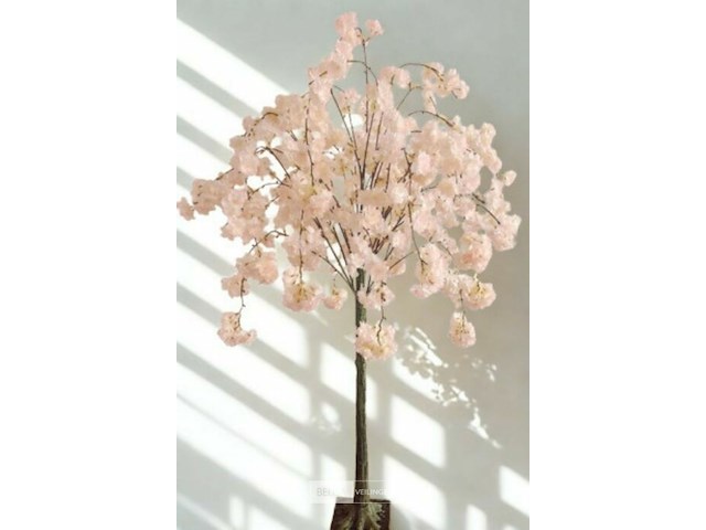 Artificiële sakura boom kleur : champagne - afbeelding 1 van  2