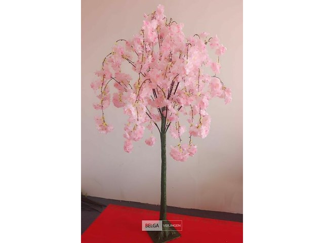 Artificiële sakura boom kleur : roze - afbeelding 1 van  2