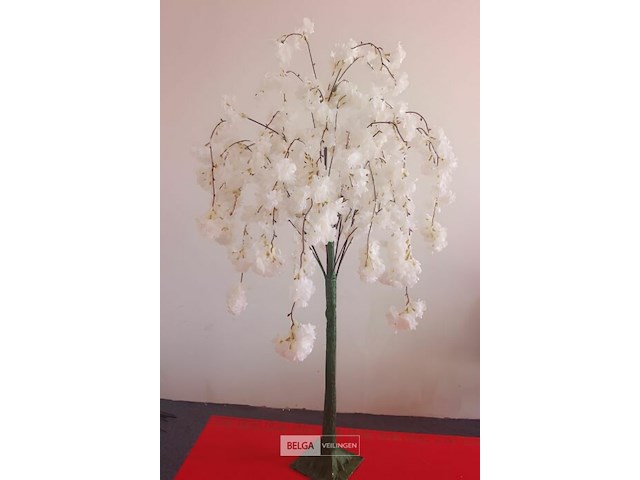 Artificiële sakura boom kleur : wit - afbeelding 1 van  1