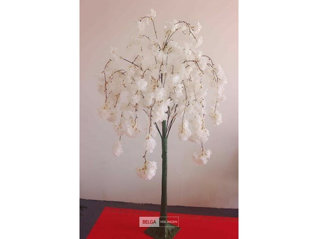 Artificiële sakura boom kleur : wit - afbeelding 2 van  2