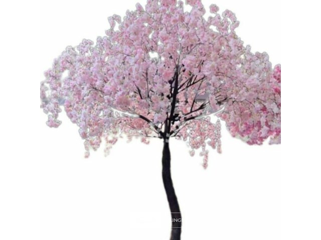 Artificiële wisteria boom kleur : roze - afbeelding 3 van  3