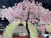 Artificiële wisteria boom kleur : roze - afbeelding 2 van  3