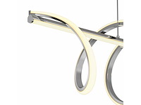 Artika coda led pendellamp chrom - afbeelding 5 van  7