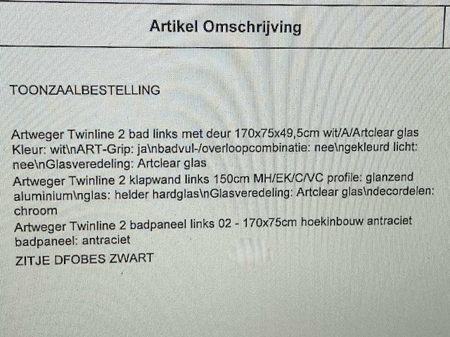 Artweger twinline bad - afbeelding 5 van  5