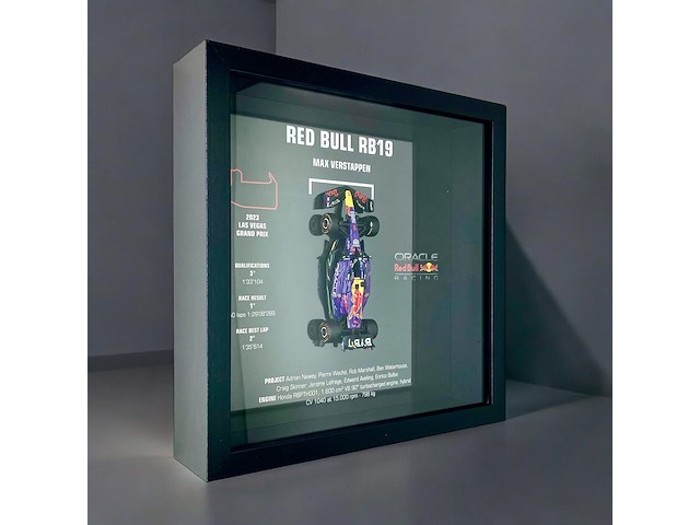 Artwork - xrace - red bull rb19 max verstappen – las vegas gp 2023 - afbeelding 1 van  6