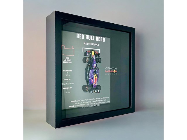 Artwork - xrace - red bull rb19 max verstappen – las vegas gp 2023 - afbeelding 4 van  6