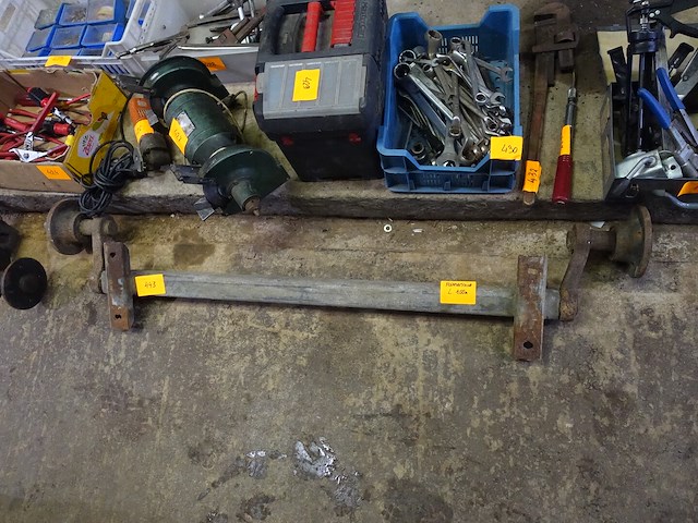 As voor aanhangwagen - flensafstand 1,00m - afbeelding 1 van  4