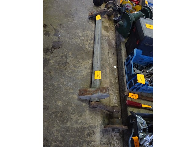 As voor aanhangwagen - flensafstand 1,00m - afbeelding 2 van  4