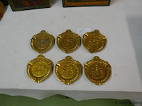 Asbakjes in masief koper - afbeelding 1 van  1