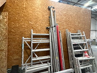 Asc group aluminium rolsteiger – compleet met wielen en platform - afbeelding 2 van  3