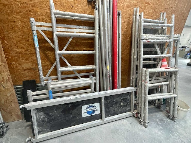 Asc group aluminium rolsteiger – compleet met wielen en platform - afbeelding 3 van  3