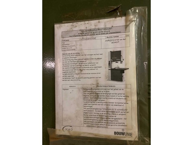 Ascom - lintzaagmachine - afbeelding 8 van  12