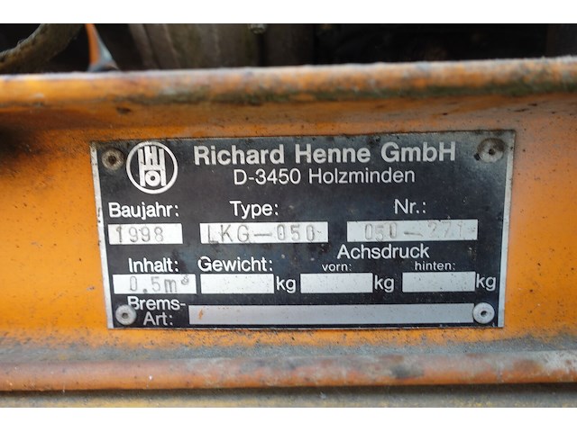 Asfaltketel richard henne op aanhangwagen - afbeelding 16 van  18
