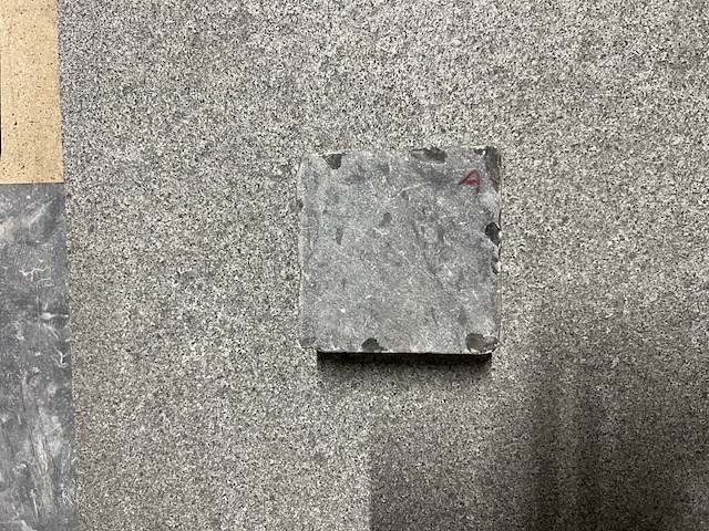 Asian blue getrommeld 10x10x5 - afbeelding 1 van  1