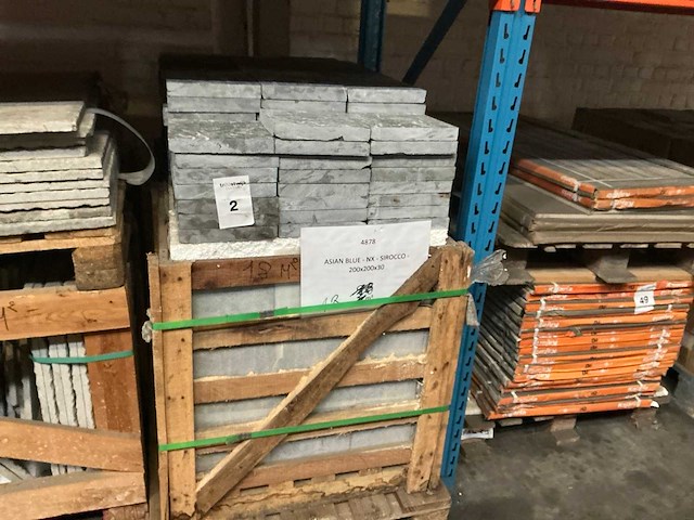 Asian blue sirocco partij natuursteen tegels - afbeelding 2 van  2