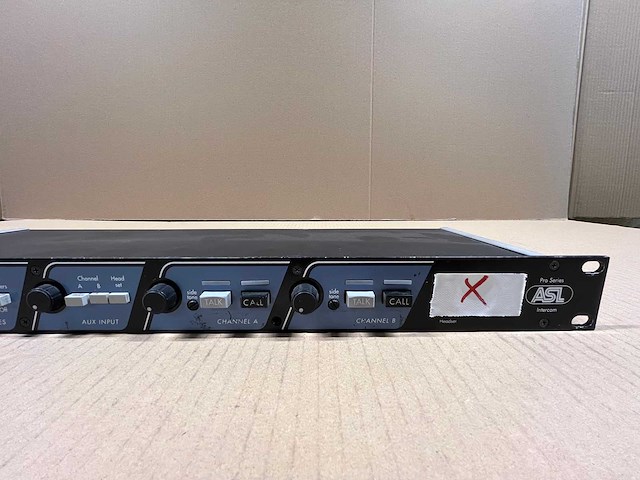 Asl ps278 intercom master station 2-channel - needs repair - afbeelding 3 van  5