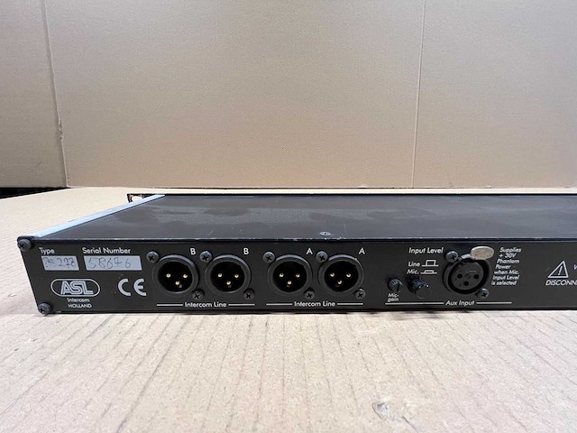 Asl ps278 intercom master station 2-channel - needs repair - afbeelding 4 van  5