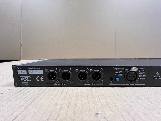 Asl ps278 intercom master station 2-channel - afbeelding 5 van  5