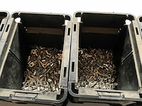 Assorti bevestigingsmaterialen o.a. ringtong en vlakstekkerhulzen in stapelbare bakken - afbeelding 8 van  8