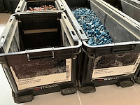 Assorti bevestigingsmaterialen o.a. ringtong in stapelbare bakken - afbeelding 3 van  16