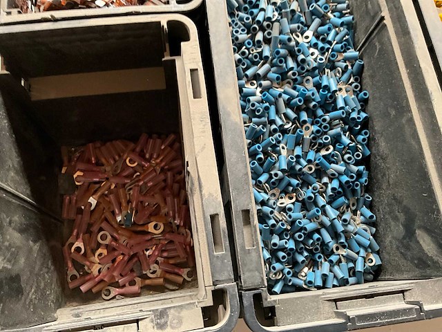 Assorti bevestigingsmaterialen o.a. ringtong in stapelbare bakken - afbeelding 10 van  16