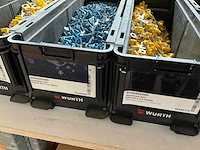 Assorti bevestigingsmaterialen o.a. ringtong in stapelbare bakken - afbeelding 16 van  16