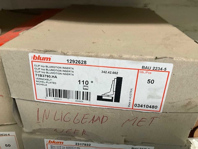 Assortiment blum accessoires en toebehoren - afbeelding 8 van  14