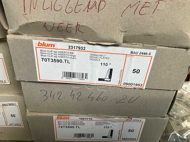 Assortiment blum accessoires en toebehoren - afbeelding 9 van  14