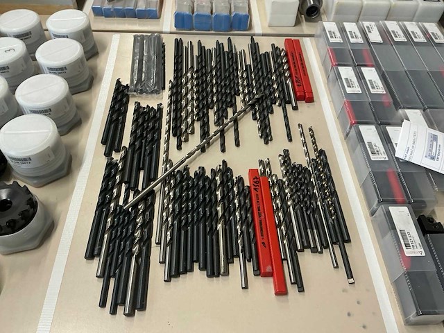 Assortiment extra lange cyclindrische boren - afbeelding 1 van  5