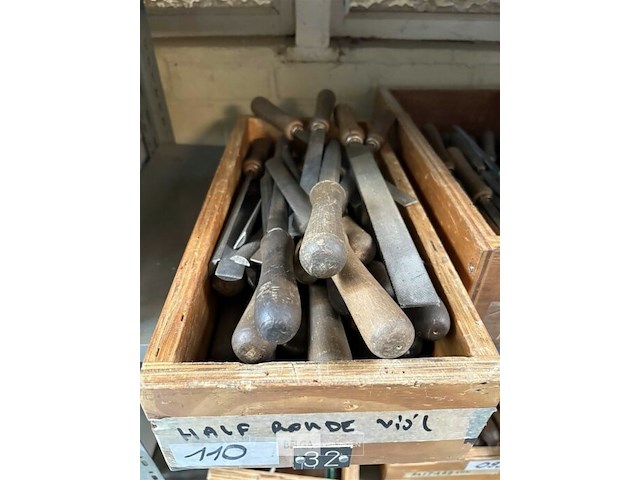 Assortiment metaalvijlen - halfrond - afbeelding 1 van  2